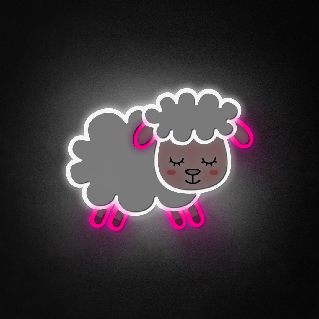 "Schattig Schaap" Neon Like