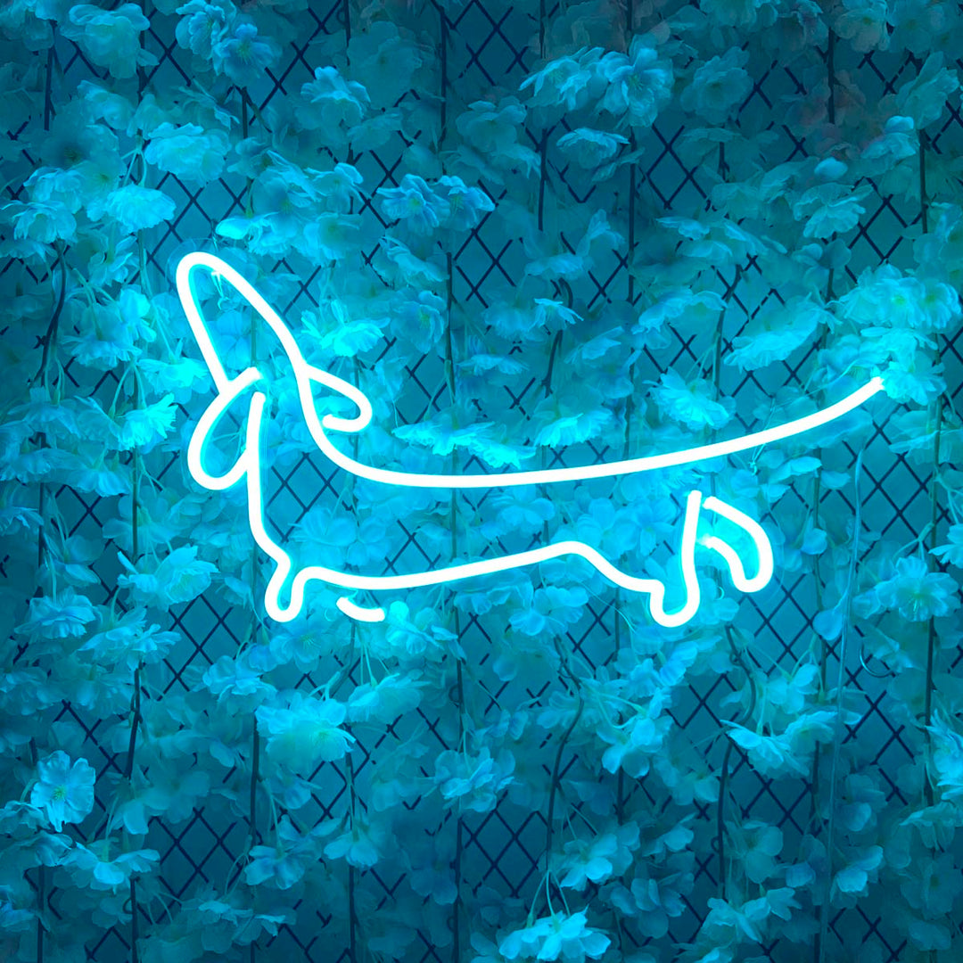 "Teckel Hond" Neon Verlichting