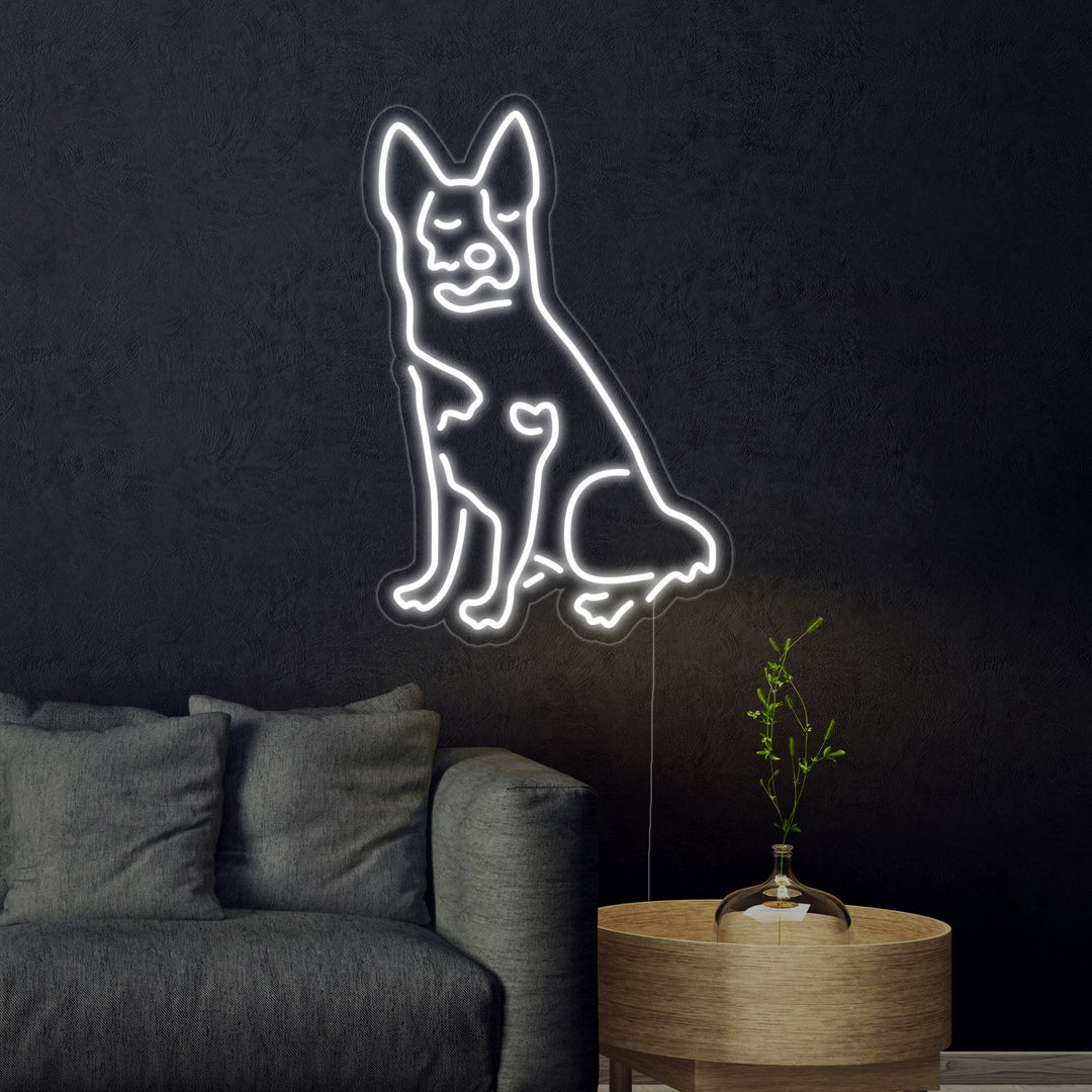 "Drovers Hond" Neon Verlichting