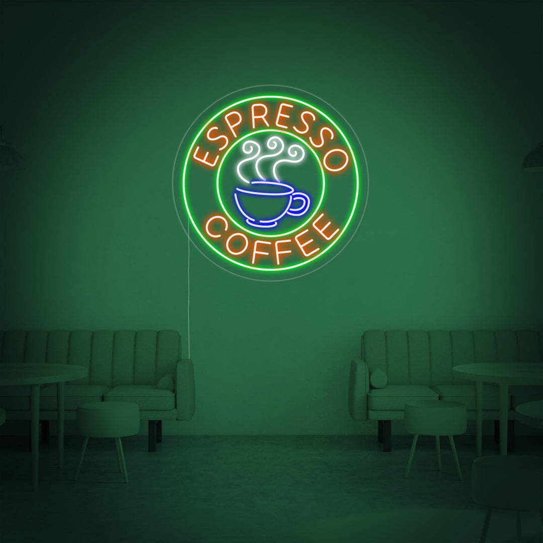 "Espresso Coffee" Neon Verlichting