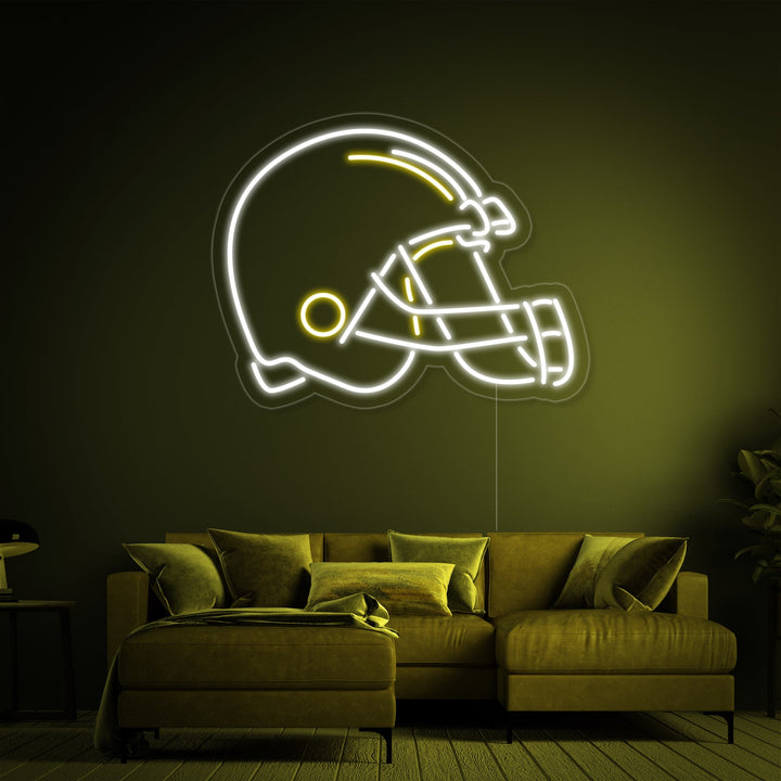 "Voetbalhelm" Neon Verlichting