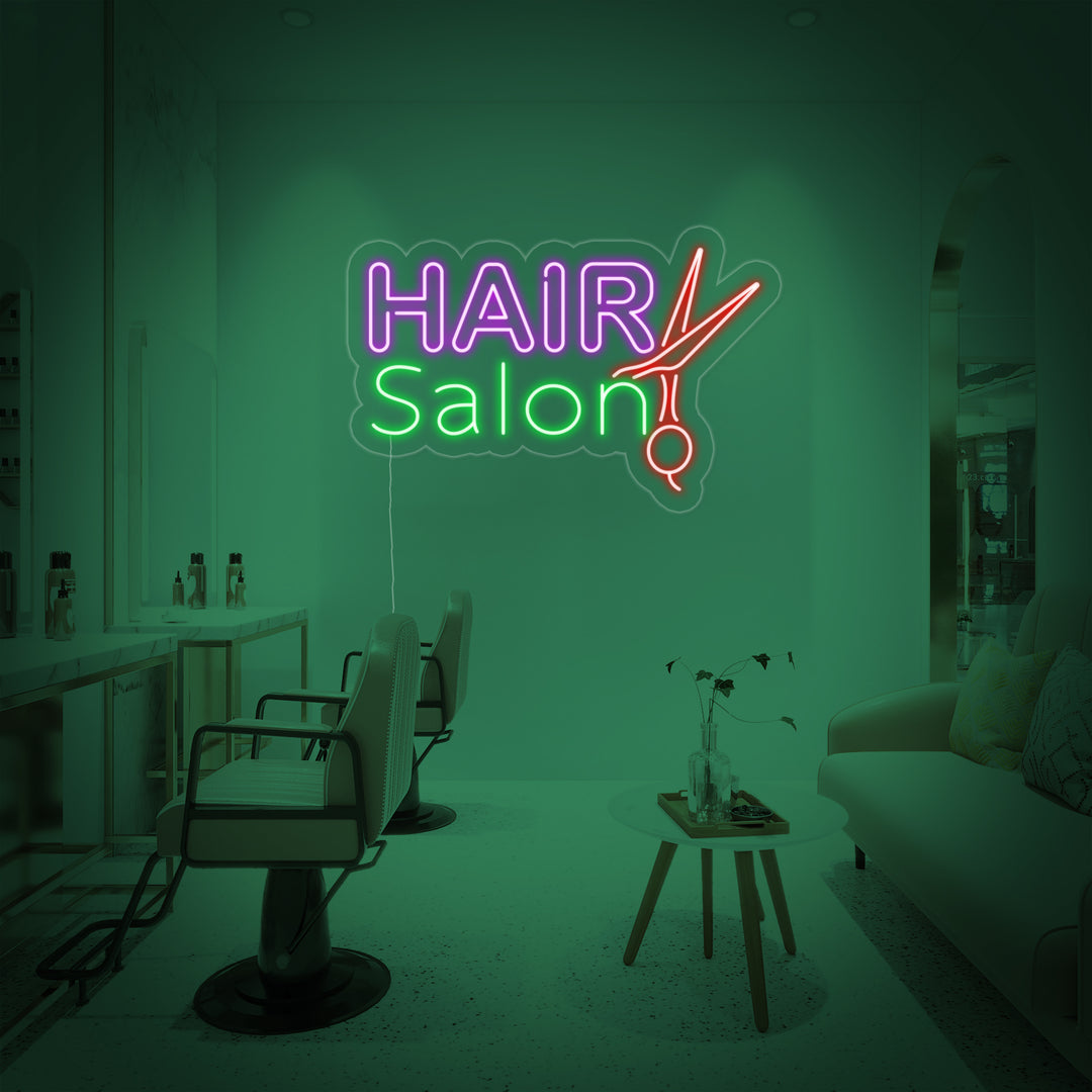 "Hair Salon" Neon Verlichting