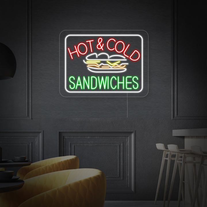 "Hot Cold Sandwiches" Neon Verlichting