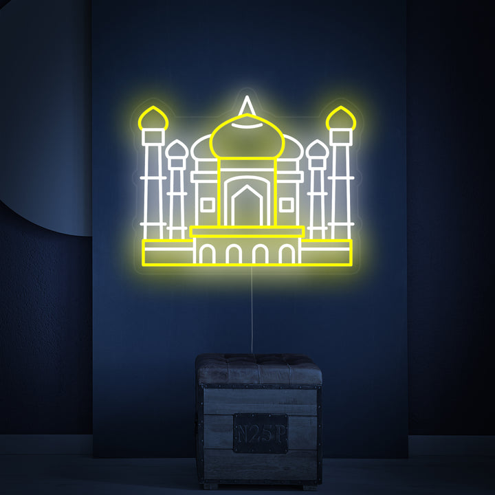 "Taj Mahal In India" Neon Verlichting