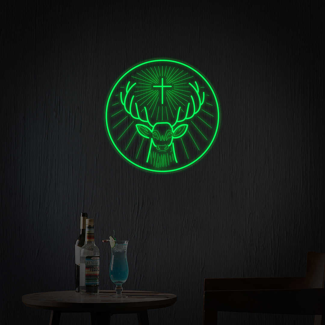 "Duitse Jagermeister-Likeur" Neon Verlichting