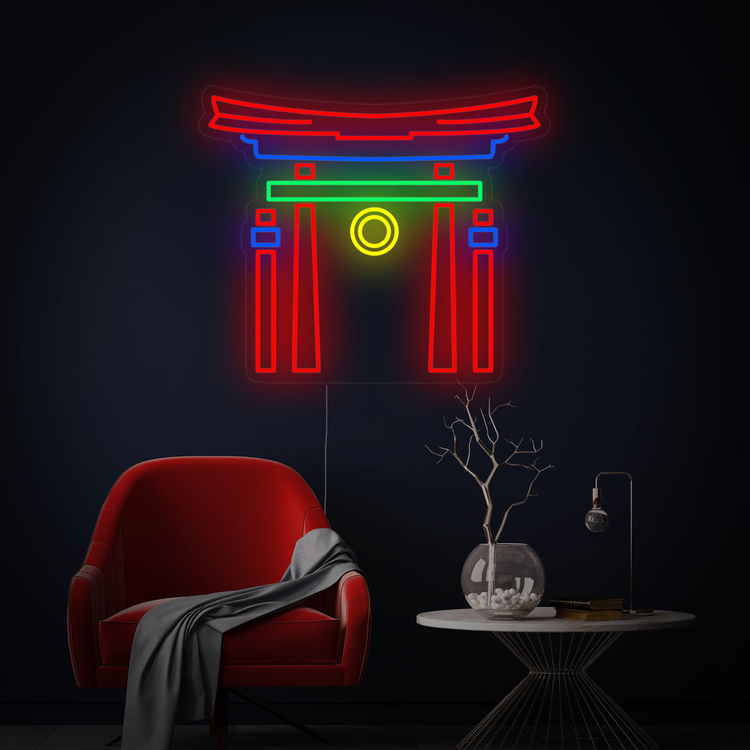 "Japanse Torii-Poort" Neon Verlichting