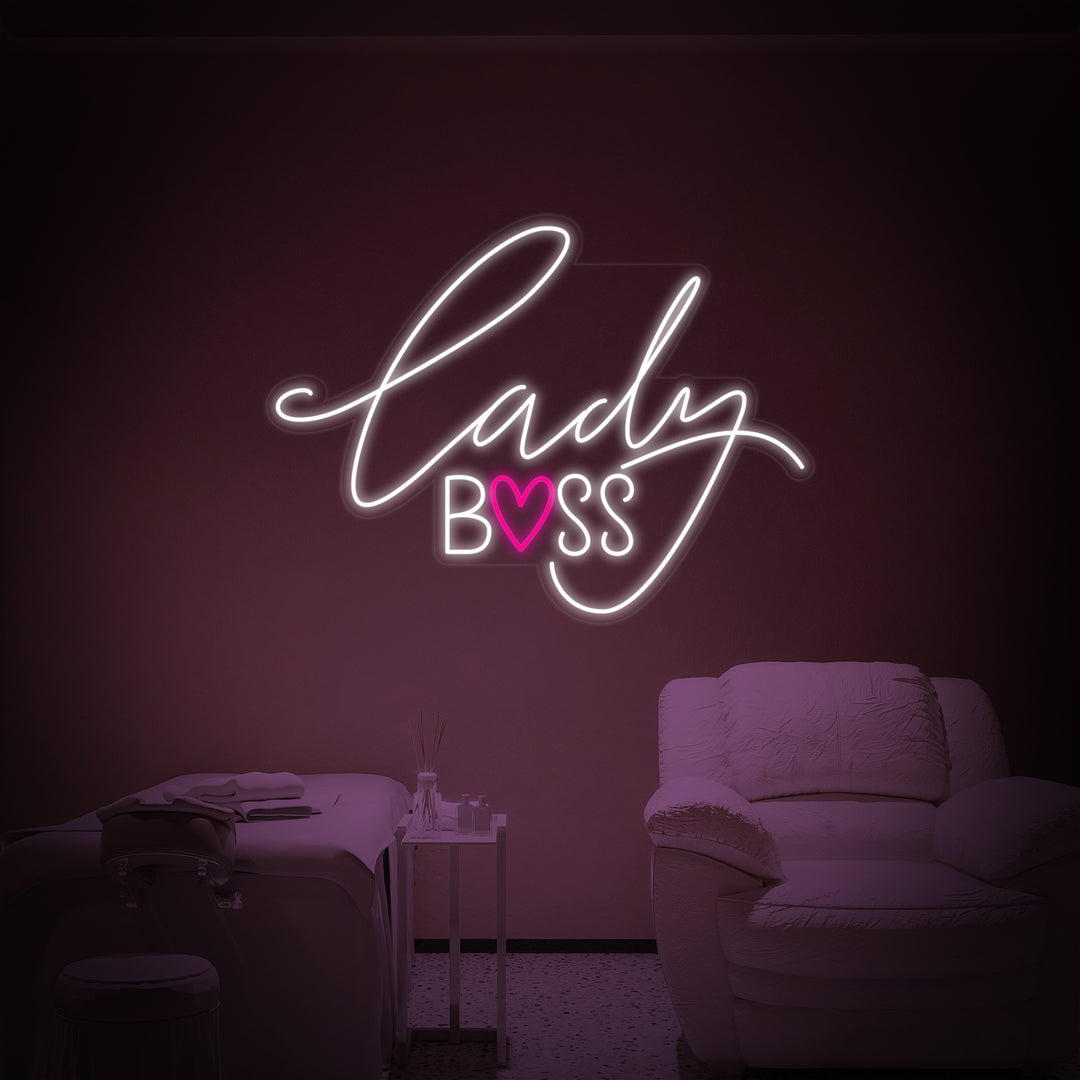 "Lady Boss" Neon Verlichting