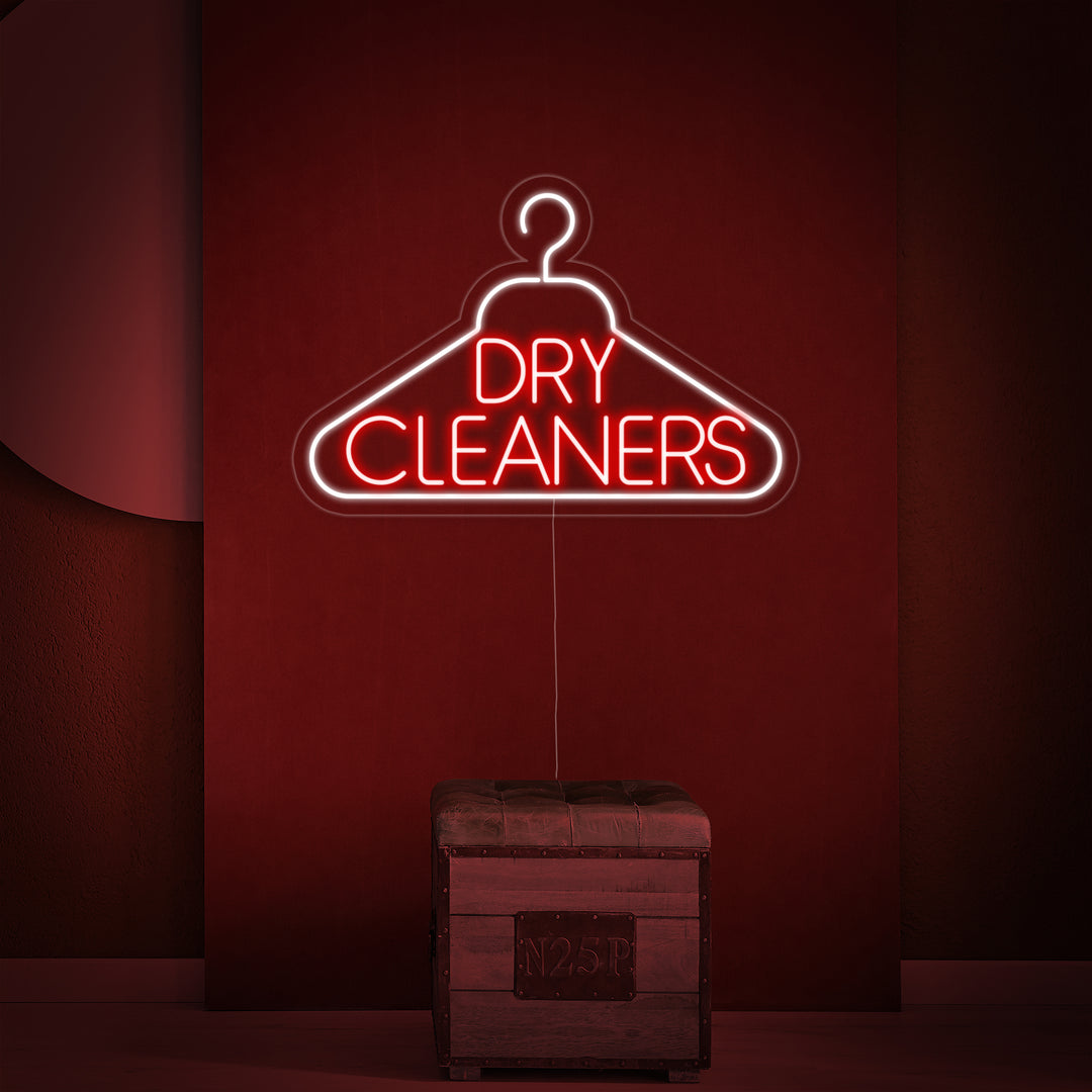 "Wasserij, Dry Cleaners" Neon Verlichting