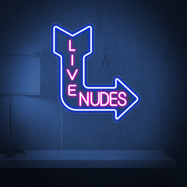 "Live Nudes" Neon Verlichting