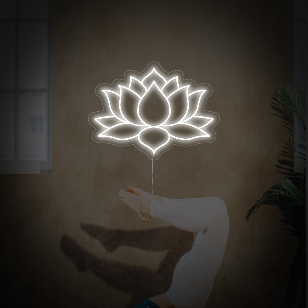 "Lotusbloem Yoga, Yoga Decor" Neon Verlichting