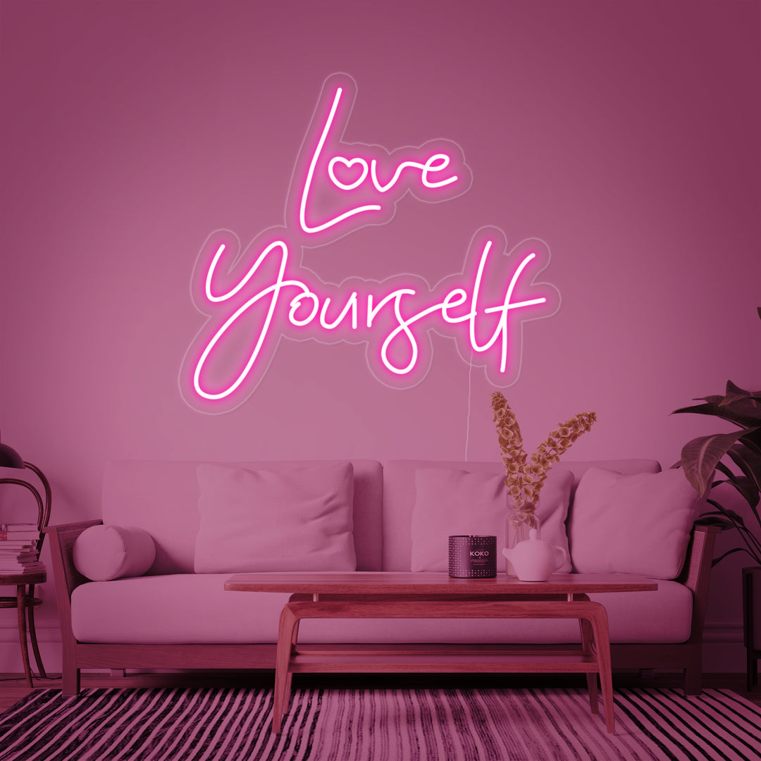 "Love Yourself" Neon Verlichting
