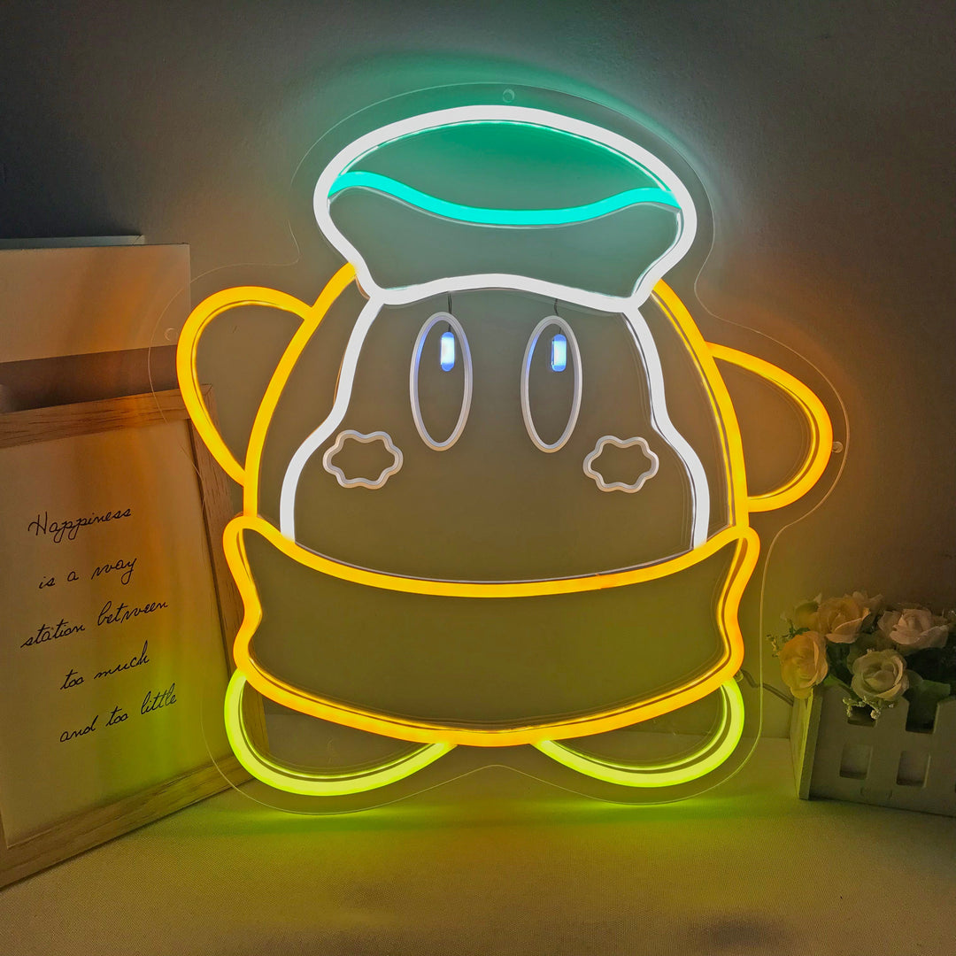 "Luma Star, Game Muur Kunst" Mini Neon Verlichting