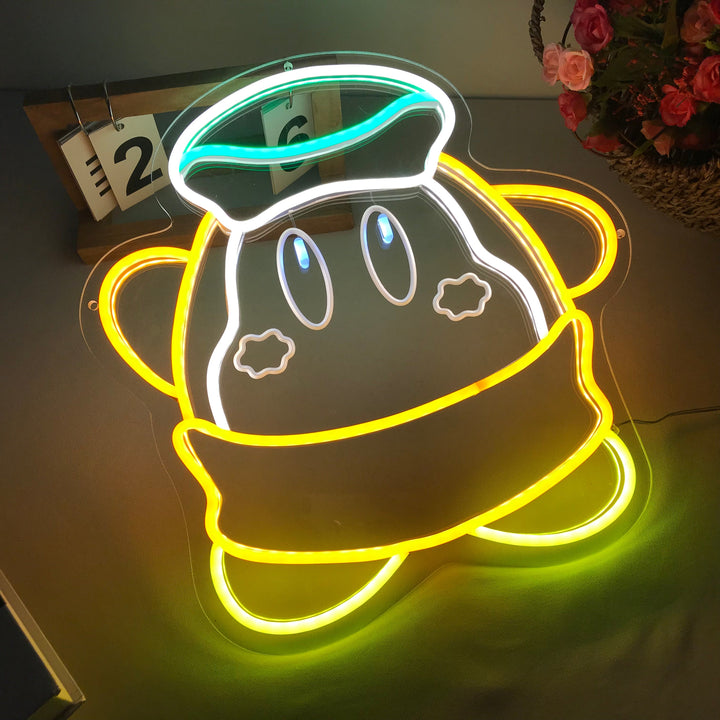 "Luma Star, Game Muur Kunst" Mini Neon Verlichting