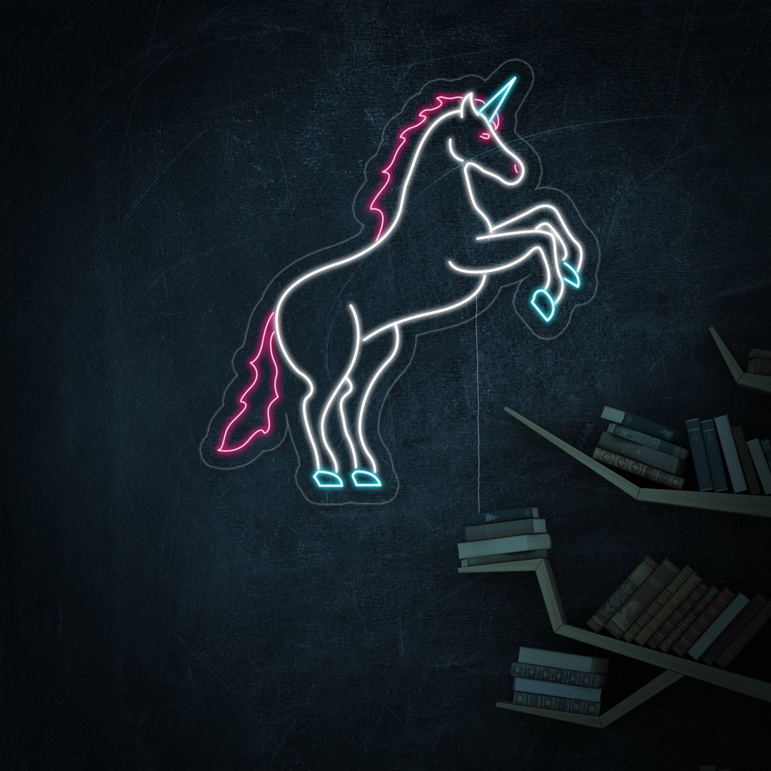 "Magisch Eenhoorn Paard" Neon Verlichting