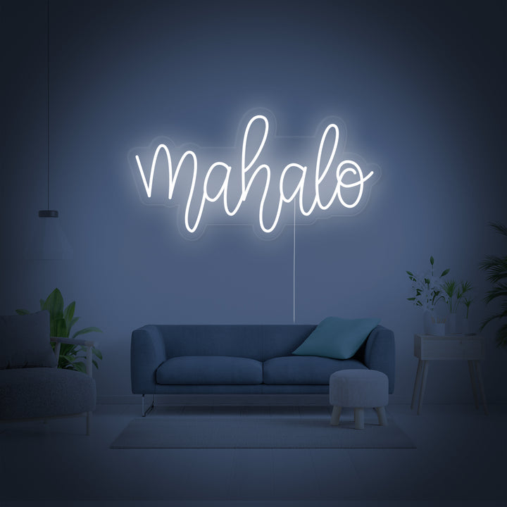 "Mahalo Hawaiian Thank You" Neon Verlichting