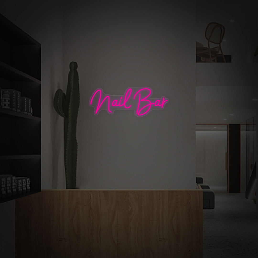 "Nail Bar" Neon Verlichting