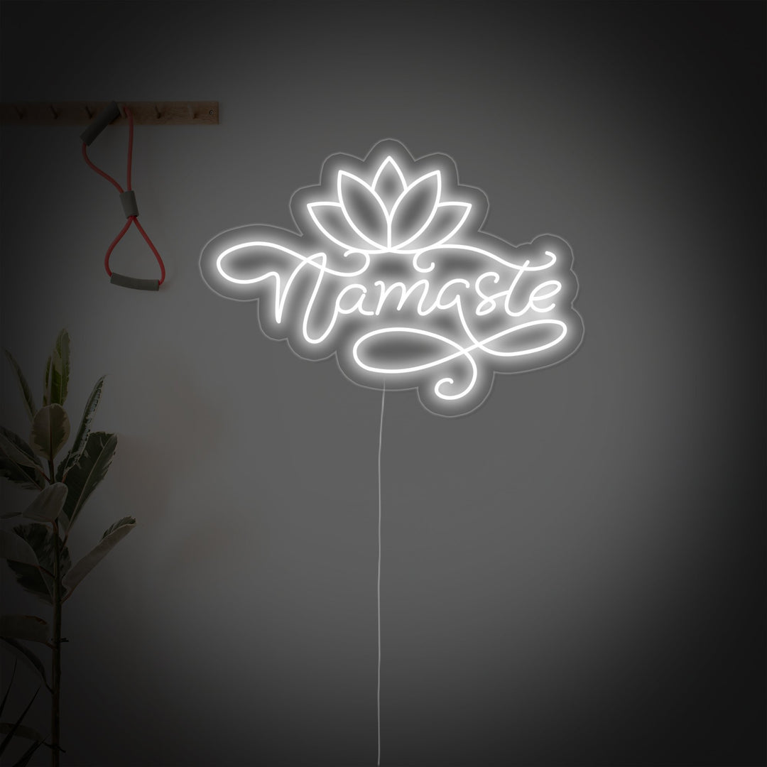 "Naamste Lotusbloem Yoga, Yoga Decor" Neon Verlichting