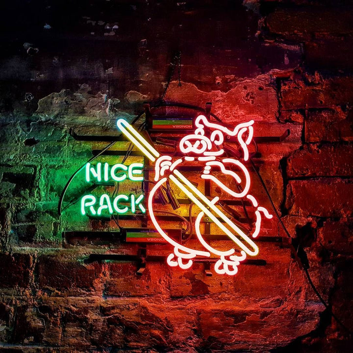 "Nice Rack" Neon Verlichting