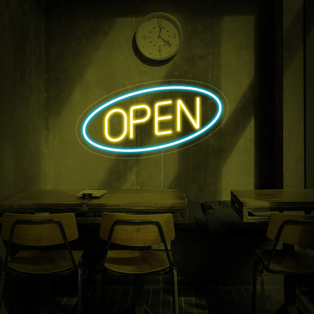 "Open" Neon Verlichting