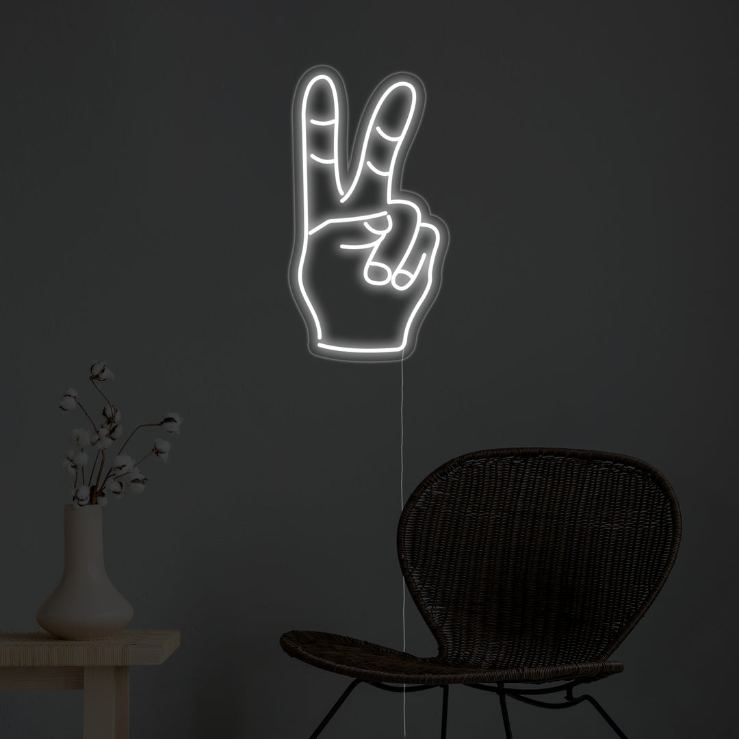 "Vrede" Neon Verlichting