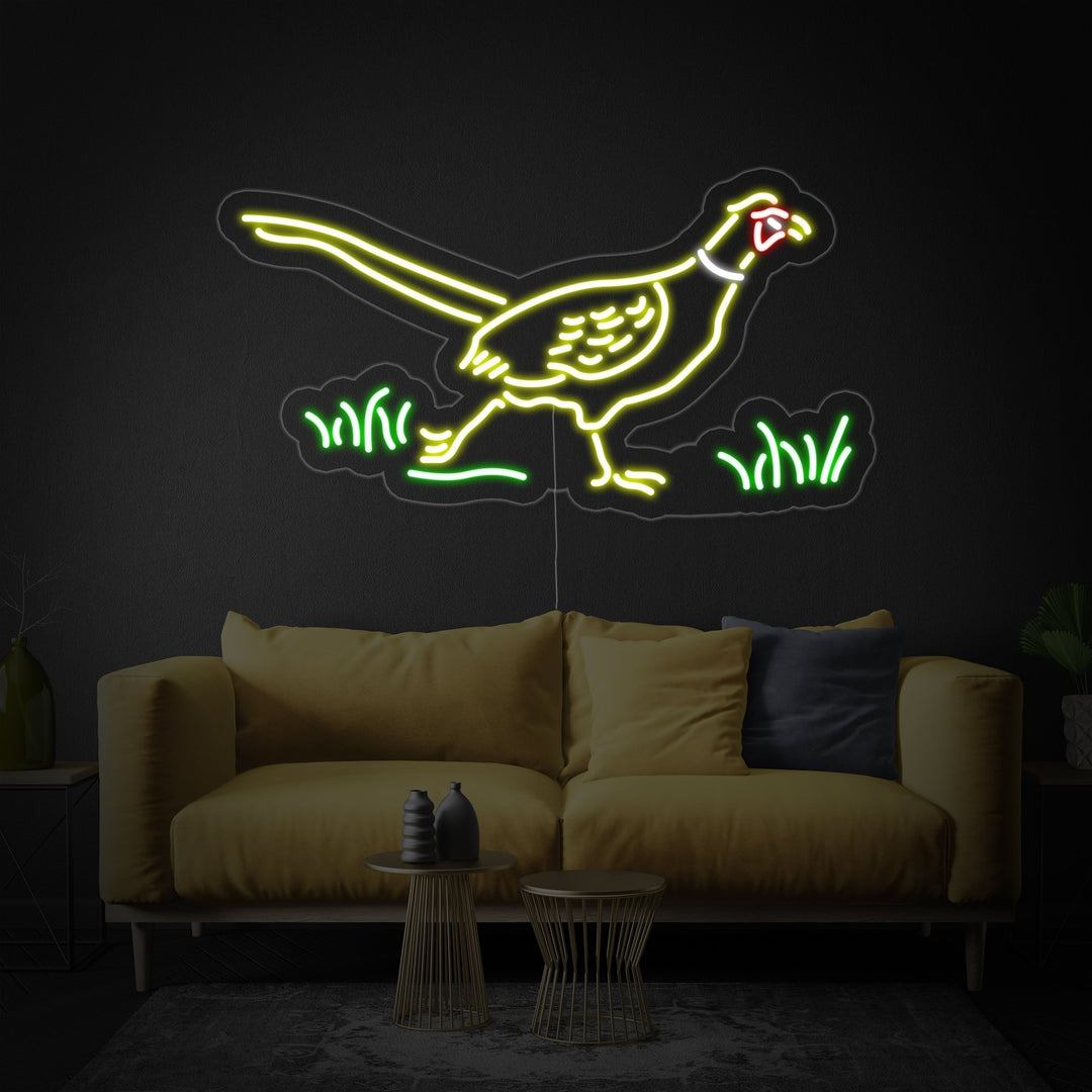 "Fazant, Wilde Vogels, Alpiene Vogels" Neon Verlichting