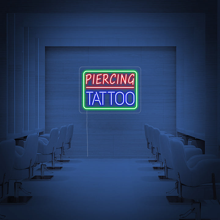 "Piercing Tattoo" Neon Verlichting