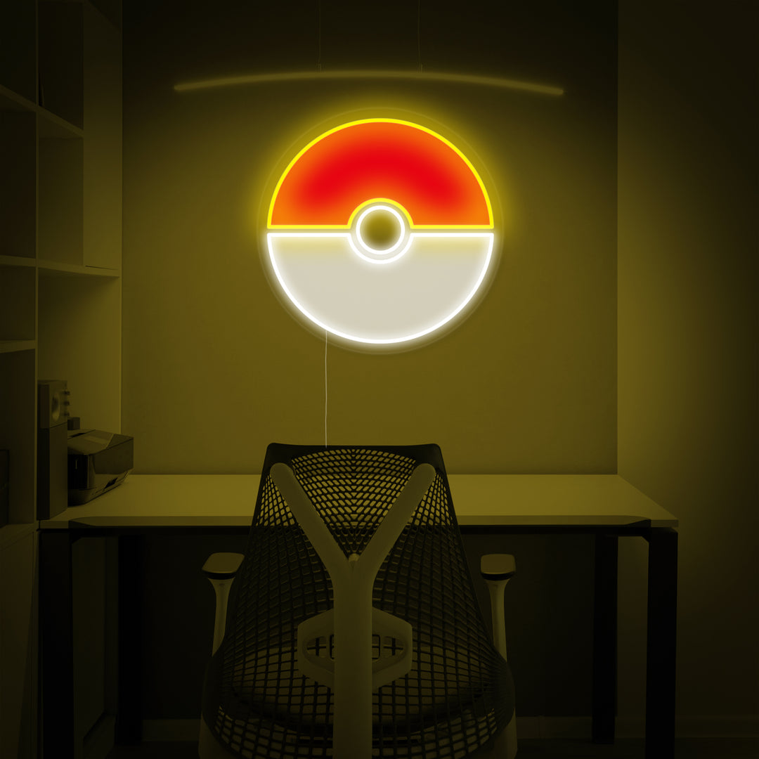 "Pokebal" Neon Verlichting