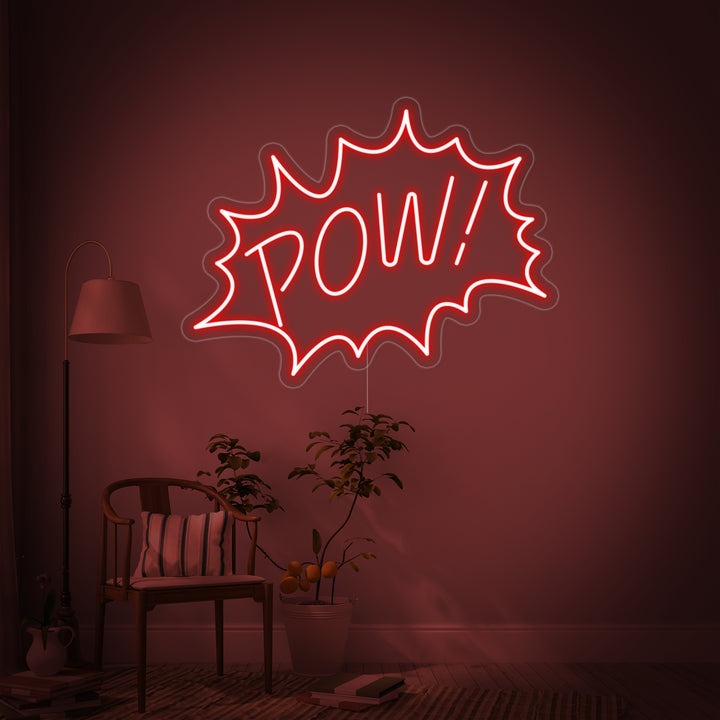 "Pow" Neon Verlichting