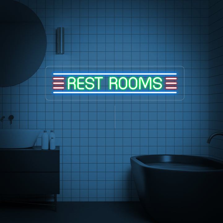 "Restroom" Neon Verlichting