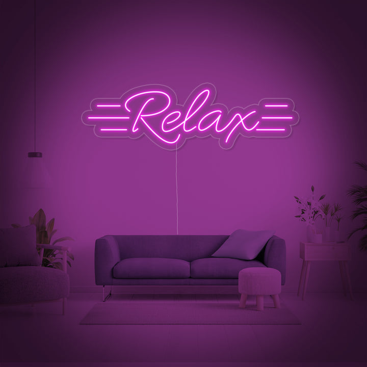 "Relax" Neon Verlichting