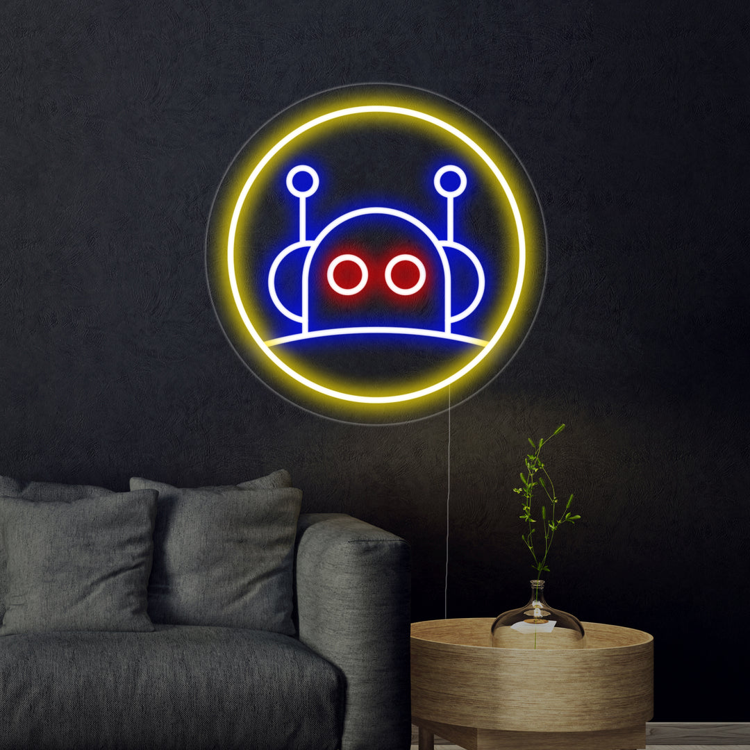 "Robot varken" Neon Verlichting