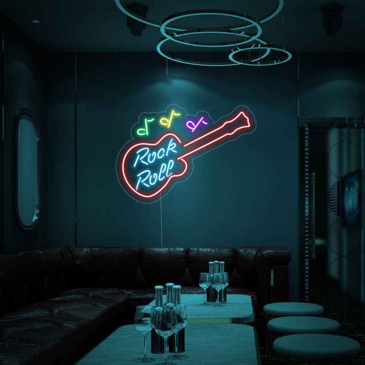 "Rock Roll" Neon Verlichting