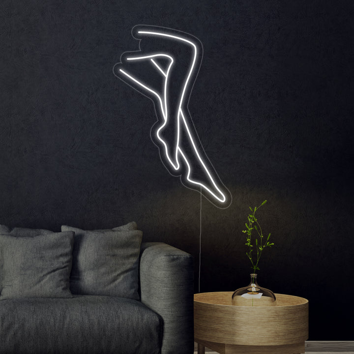 "Sexy Benen Dame" Neon Verlichting