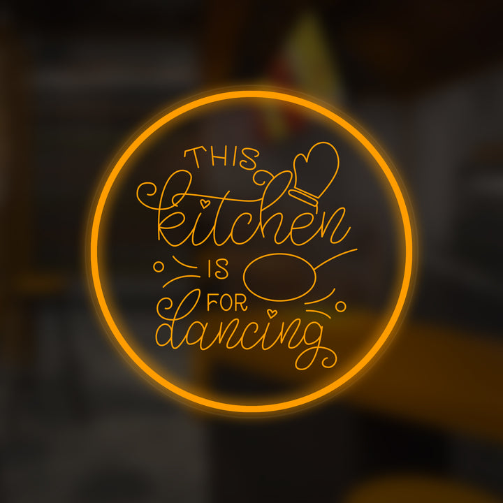 "This Kitchen is For Dancing" Mini Neon Verlichting