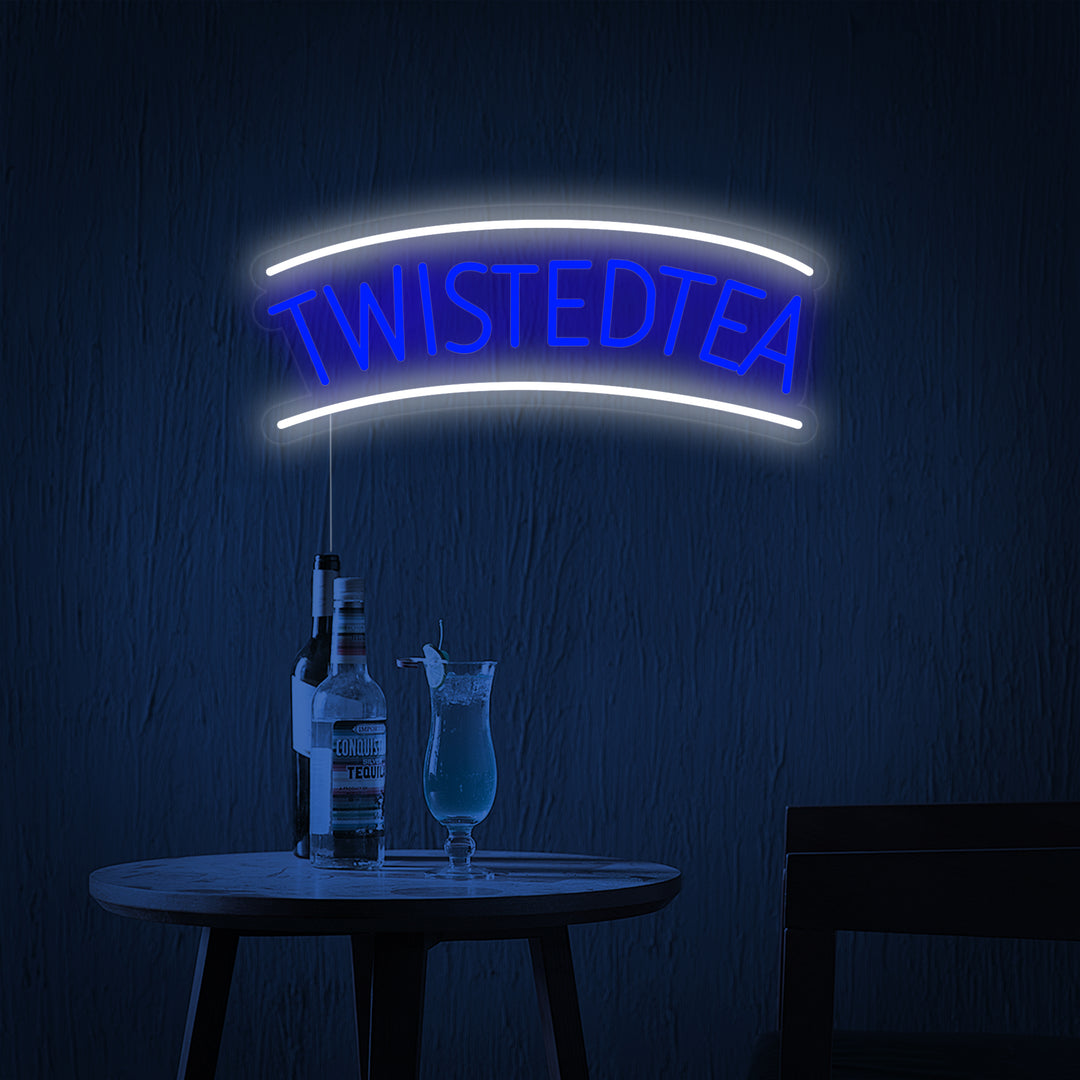 "Vintage Twisted Tea Bierbar" Neon Verlichting