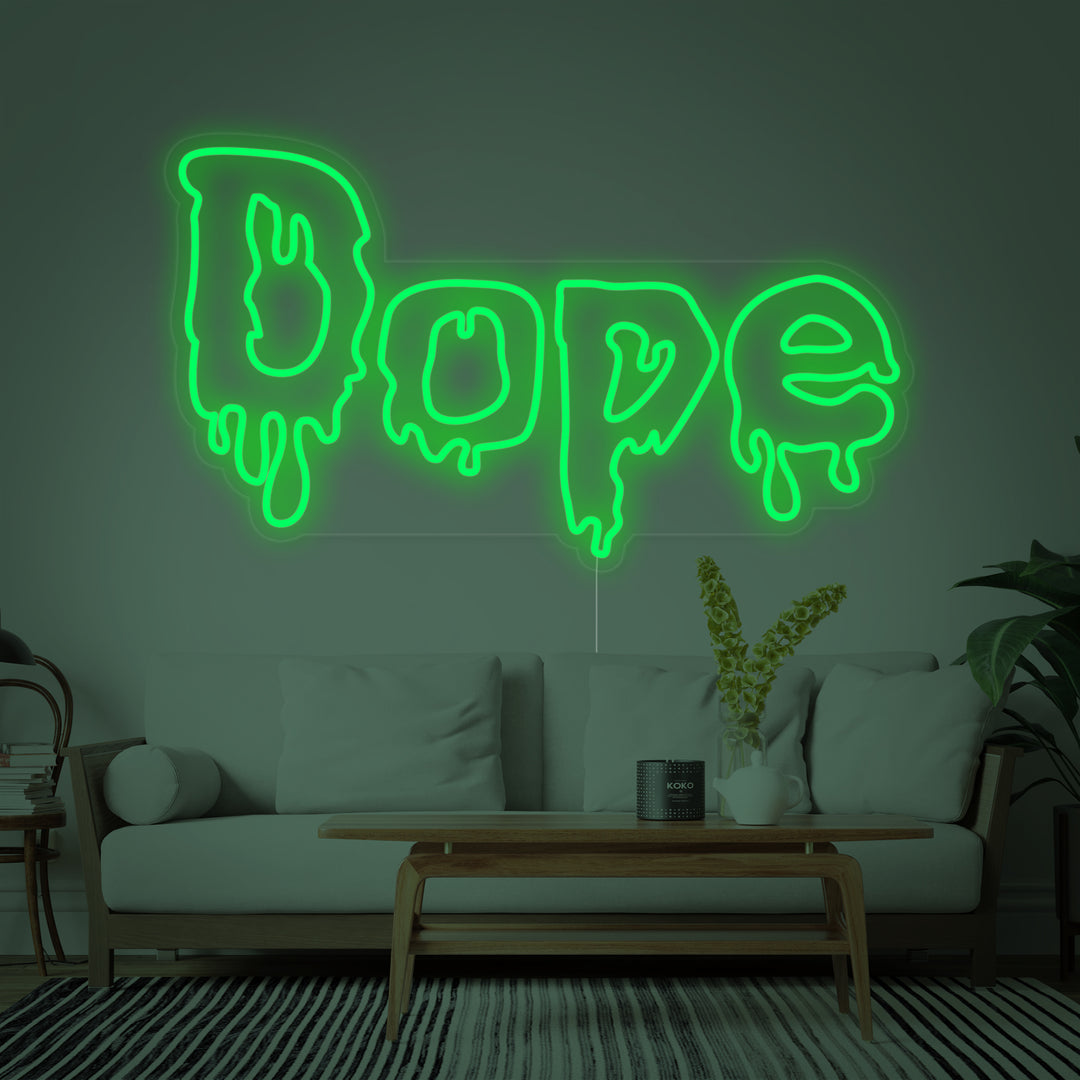 "Wiet Dope" Neon Verlichting