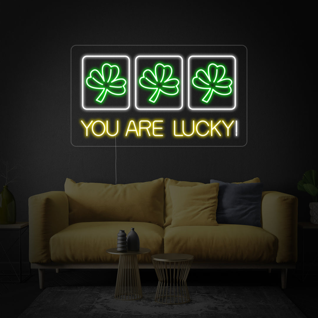 "You Are Lucky" Neon Verlichting