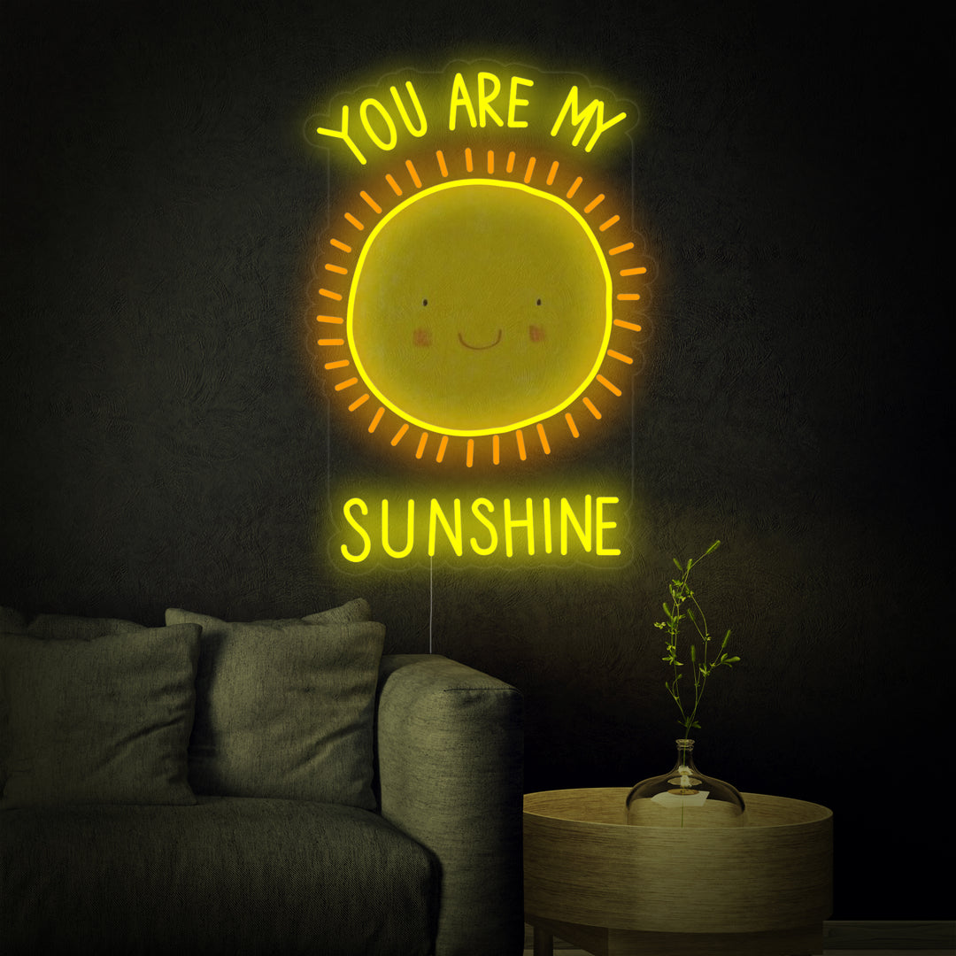 "You Are My Sunshine" Neon Verlichting