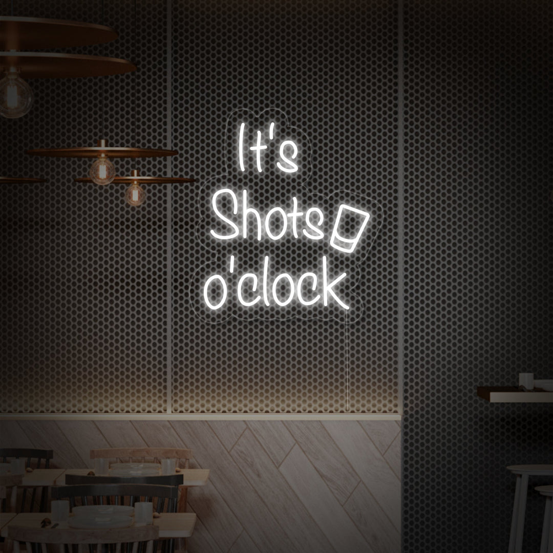 "its Shots oClock" Neon Verlichting