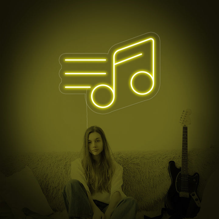 "Muzikale Noot" Neon Verlichting