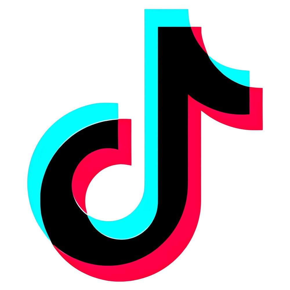 TikTok-logoreferentie voor een aangepast neonbord